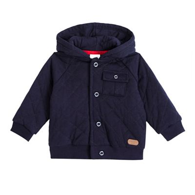 Designer babies navy quilted jacket